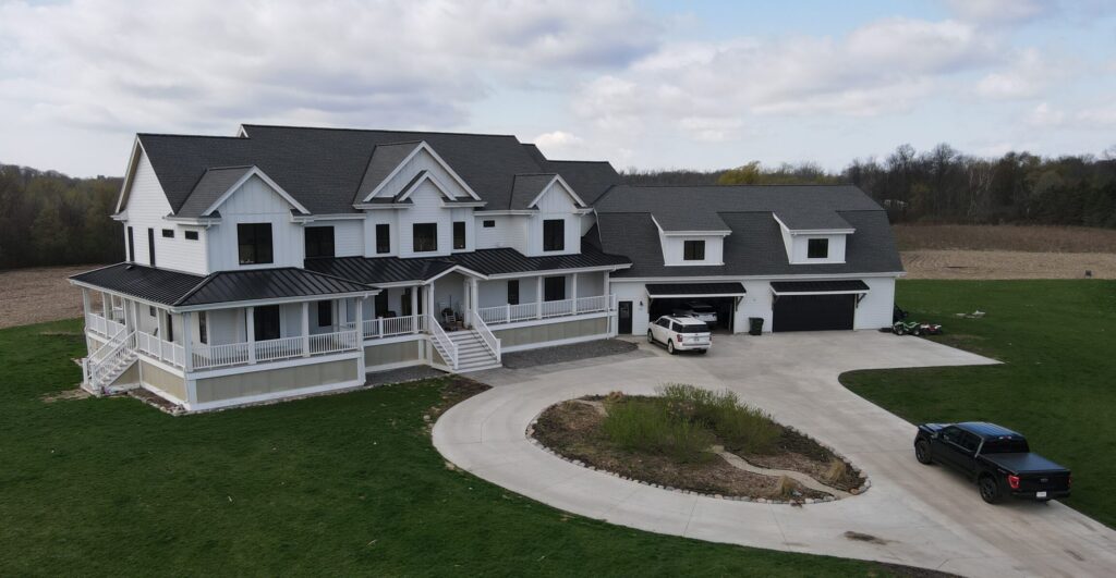Observatory Farm House in New Berlin, WI by Kahle Builders