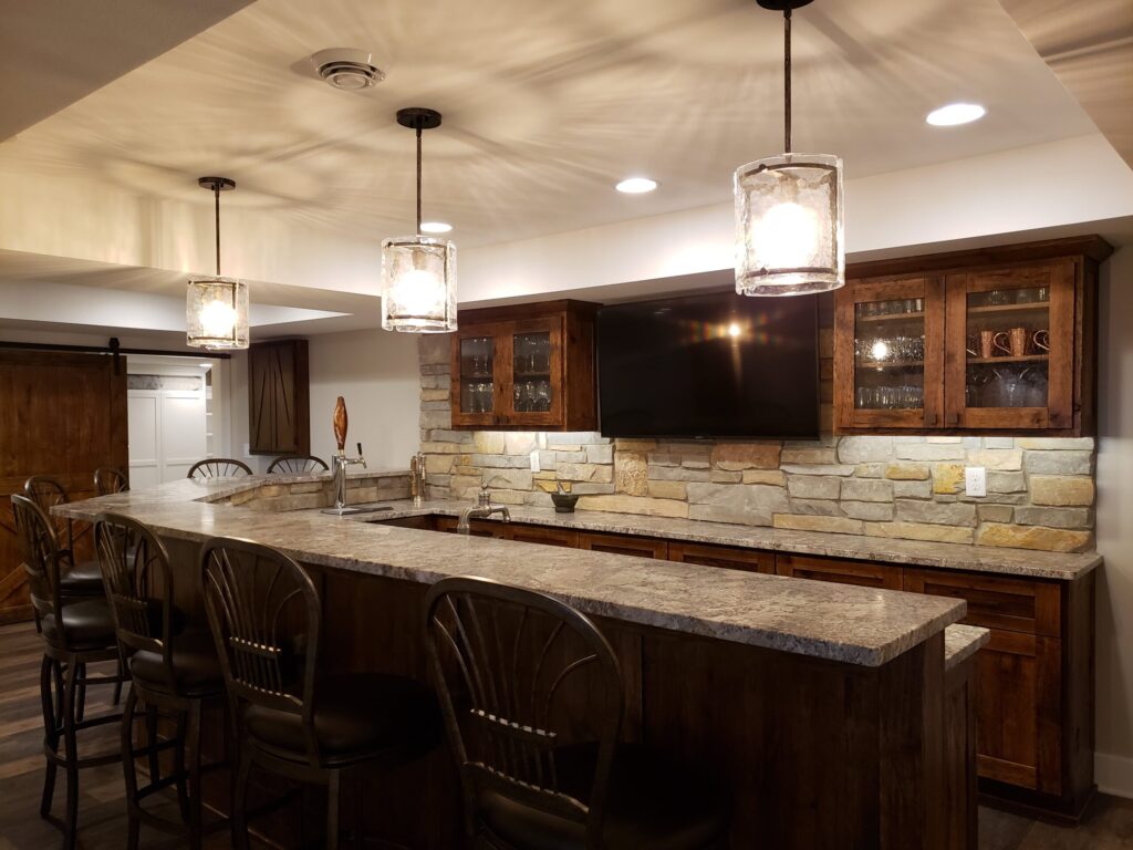 Big Bend Basement Remodel in Big Bend, WI by Kahle Builders